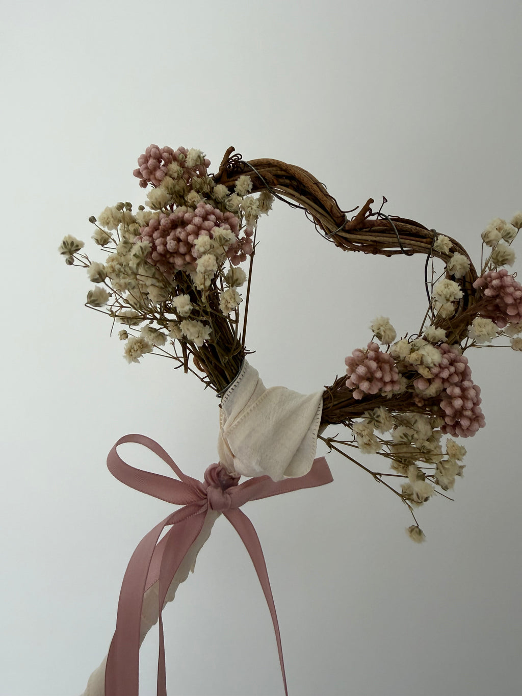 ‘Dried flowers wand’ (Pink)