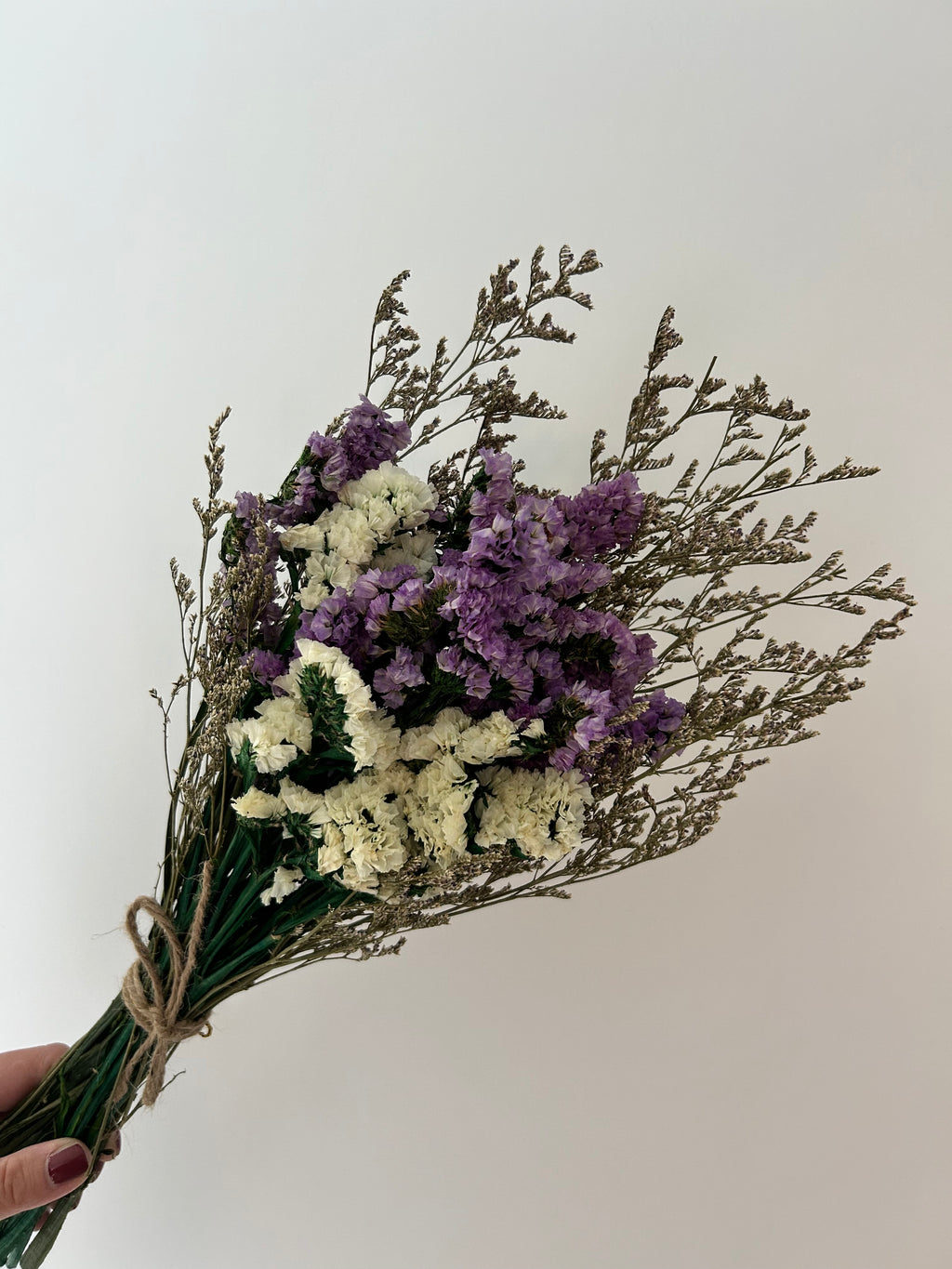 Small everlasting dried flower bouquet