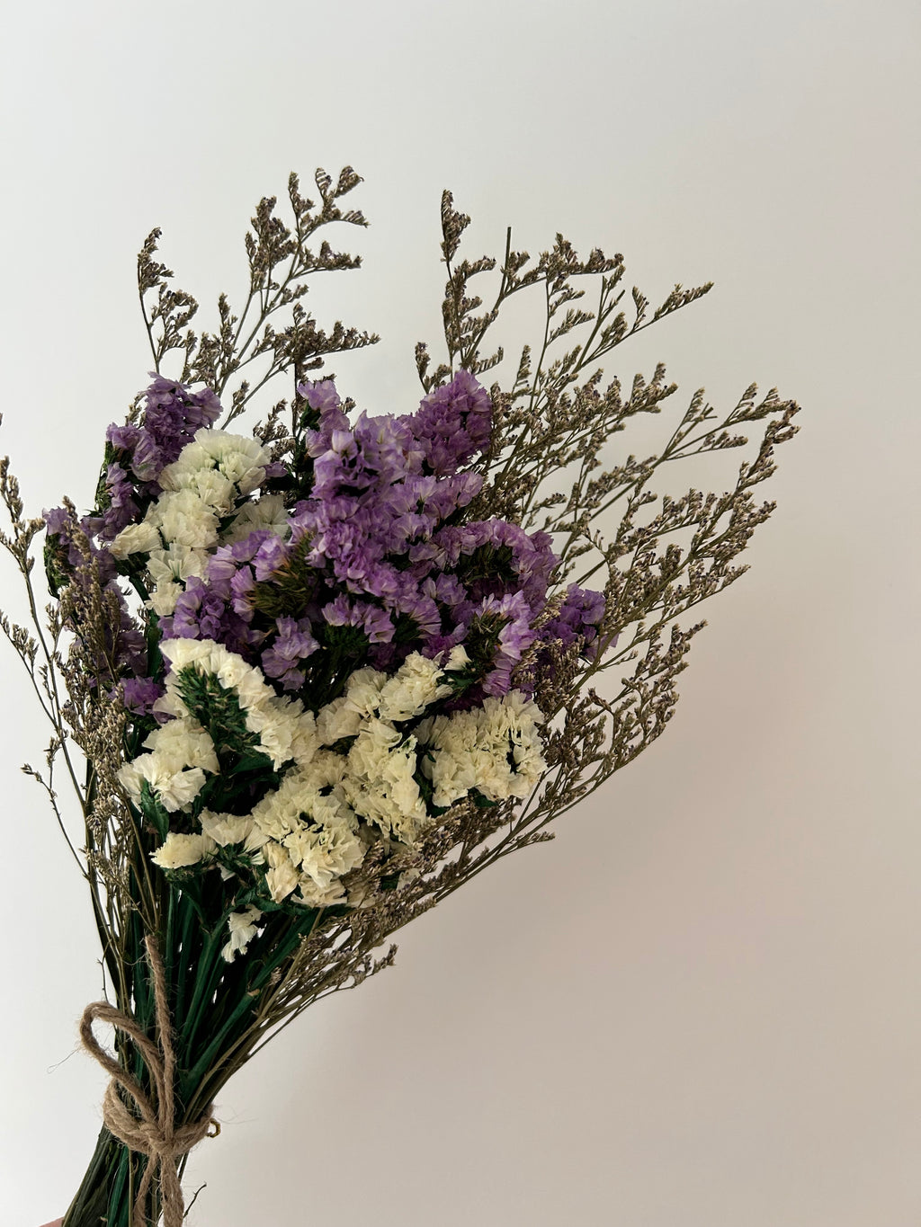 Small everlasting dried flower bouquet