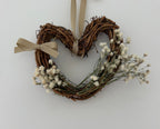 Mini heart wreath 10cm