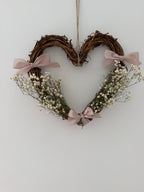 20cm heart wreath