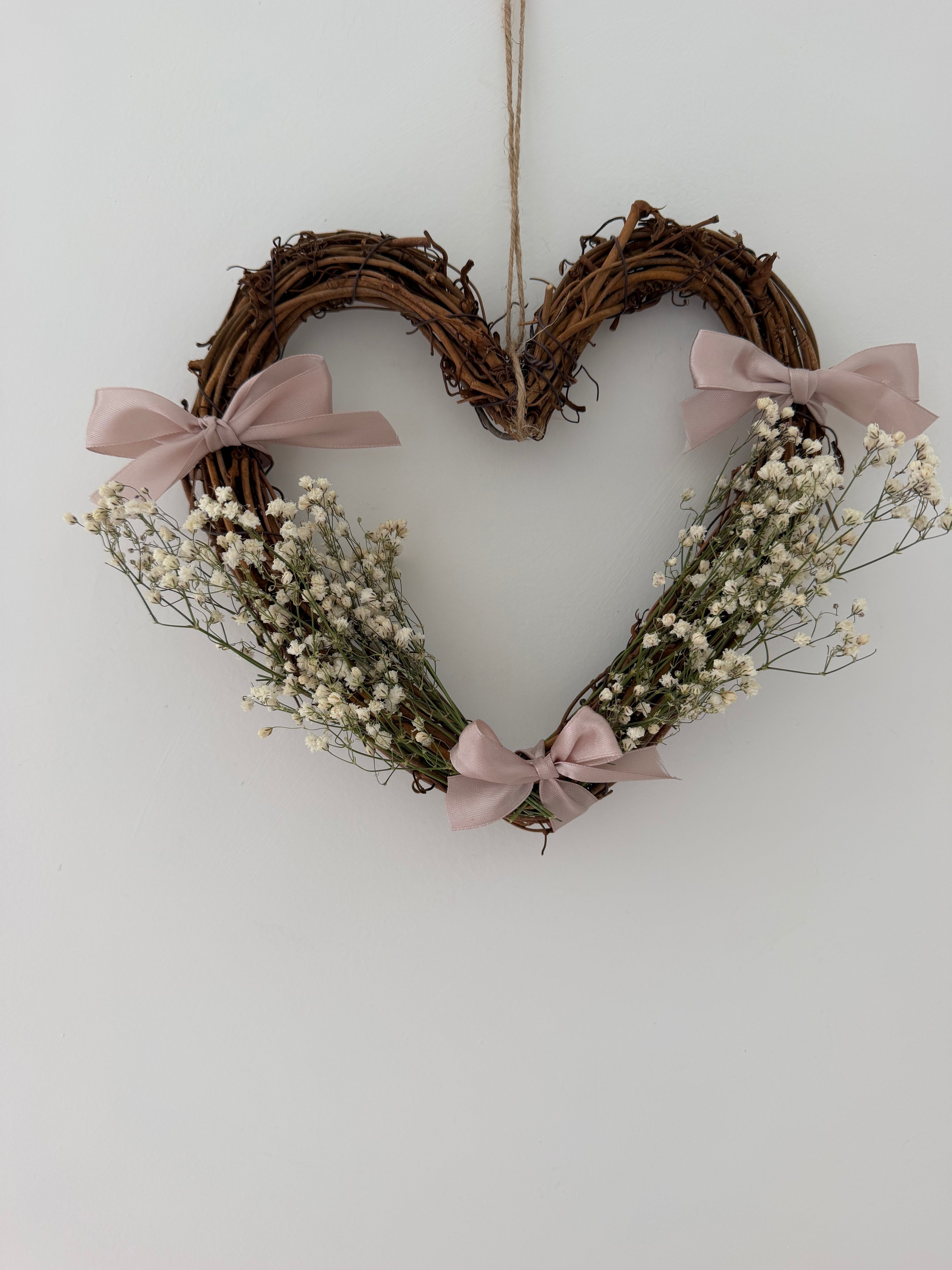 20cm heart wreath