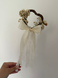 ‘Dried flowers wand’ with Satin and Lace