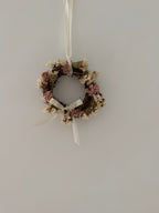 Mini wreath 10cm (ivory & pink - sample 14)