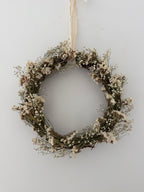 ‘Kaya’ Wreath with Gypsophilas and White Statice